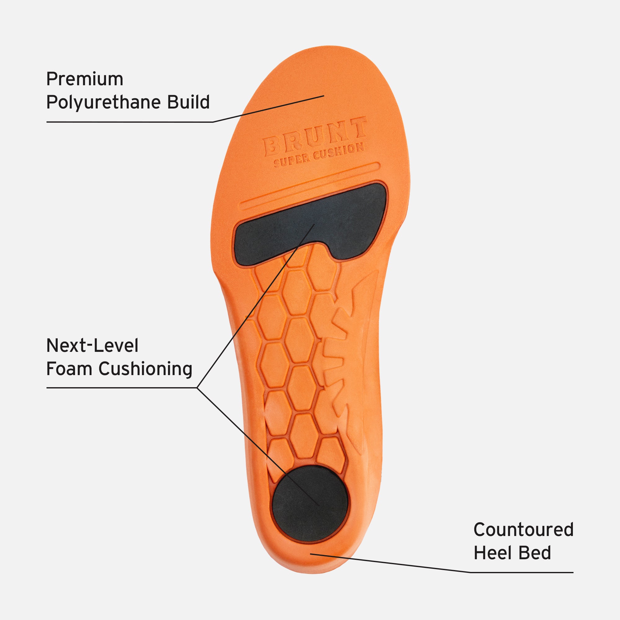 Alternative view of BRUNT Super CUSH’N® Insole